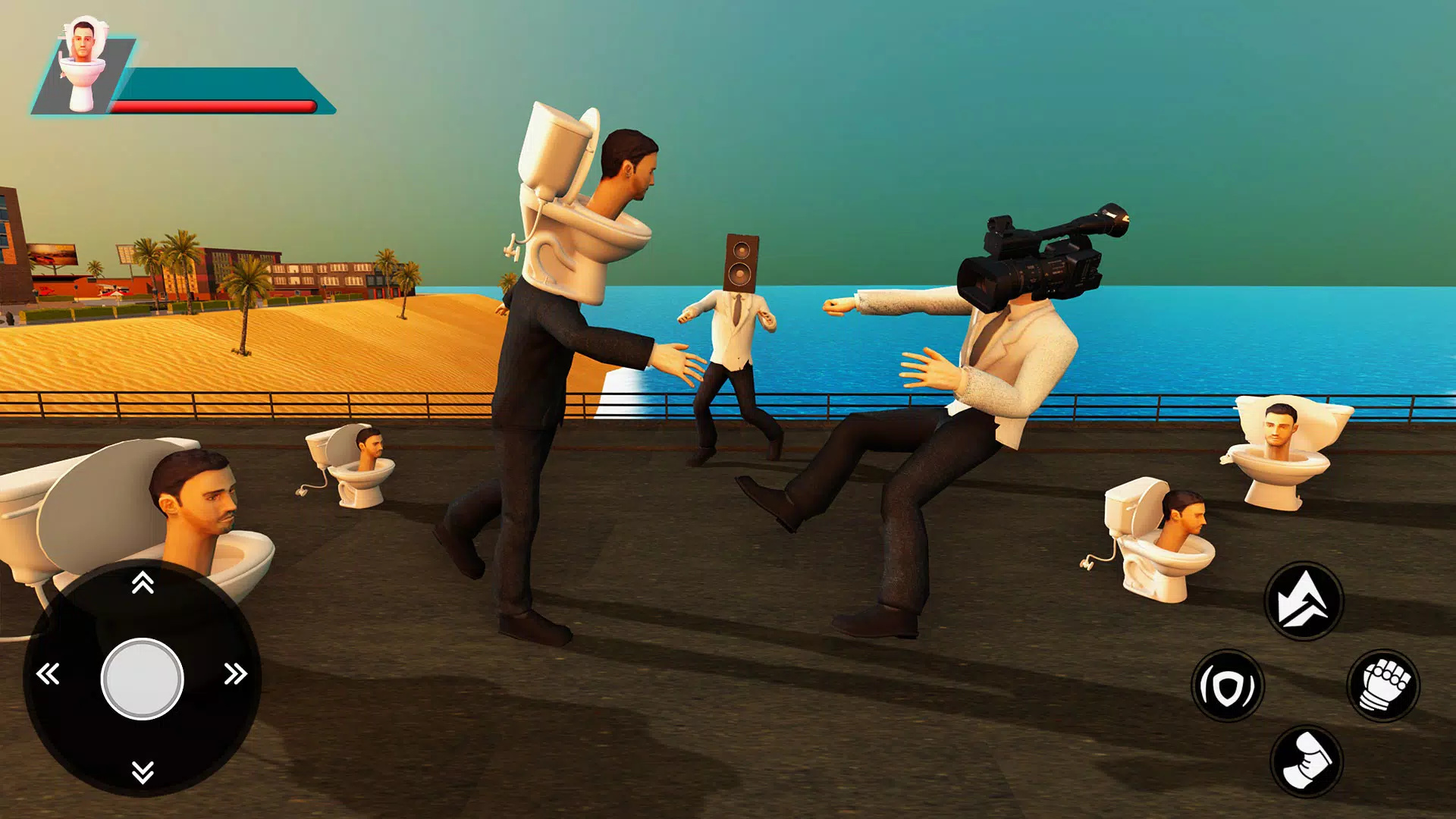 廁所格斗(Toilet Fighting Toilet Games)