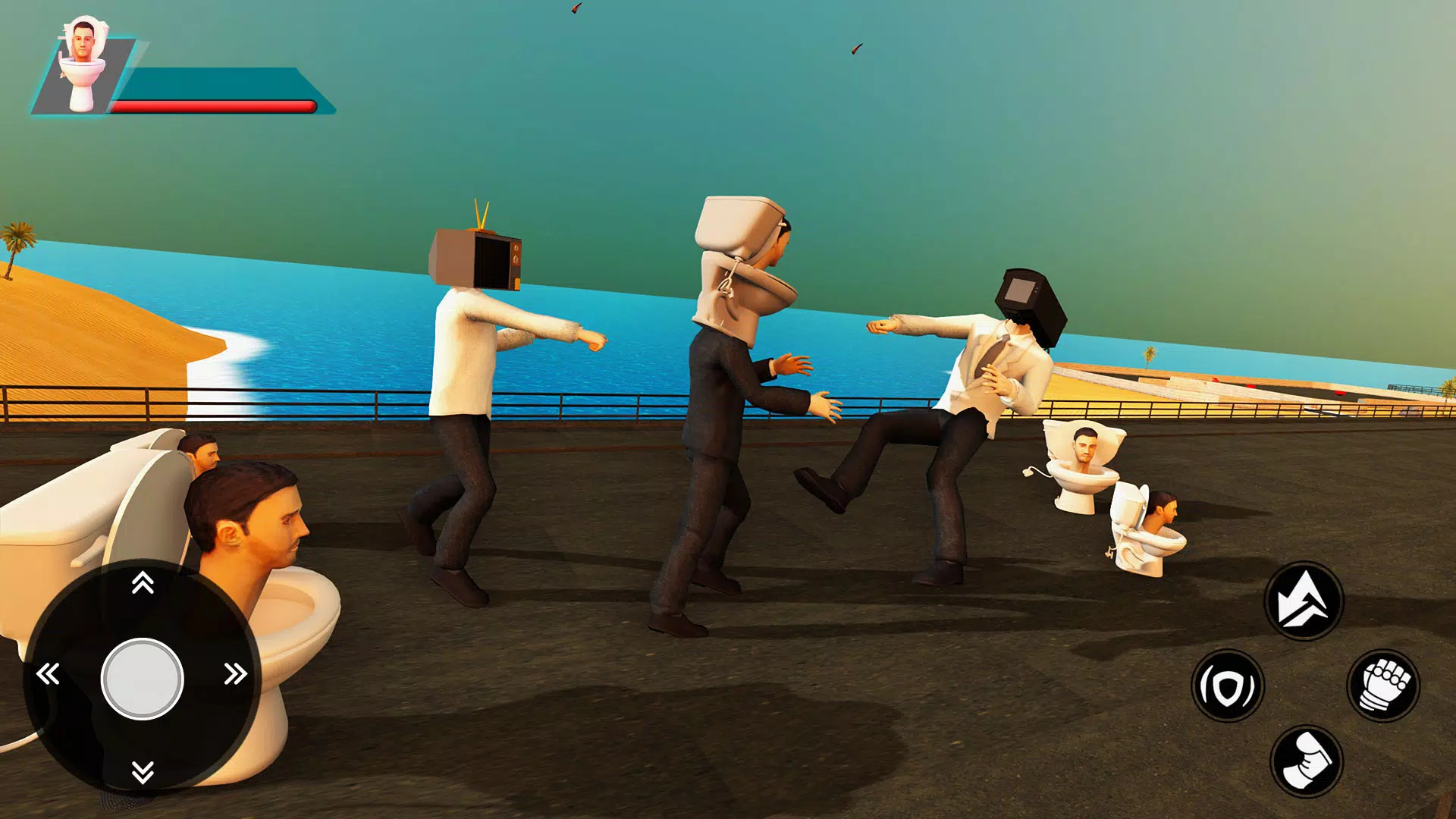 廁所格斗(Toilet Fighting Toilet Games)