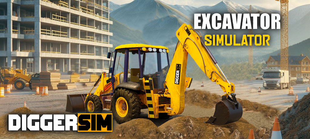 挖掘機(jī)和重型設(shè)備模擬器(DiggerSim)