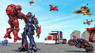 超級機(jī)器摩托人城市進(jìn)攻(Grand Robot Bike Transform City Attack)