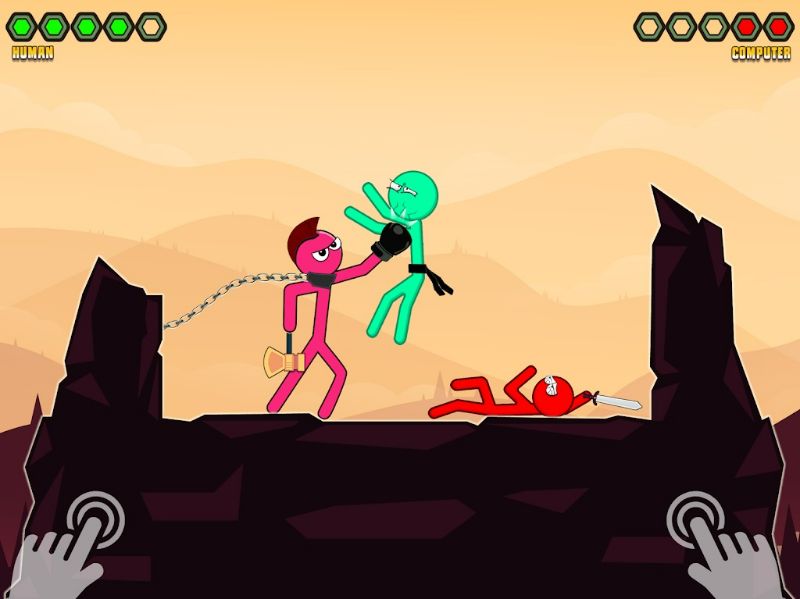 火柴人拳擊決斗者之戰(zhàn)愚蠢的敵人(stickman boxing duelist fight: death punch)