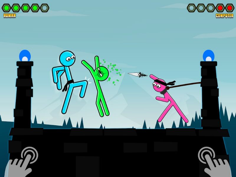 火柴人拳擊決斗者之戰(zhàn)愚蠢的敵人(stickman boxing duelist fight: death punch)