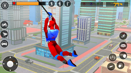 蜘蛛英雄斗繩英雄（spider hero fighting rope hero）
