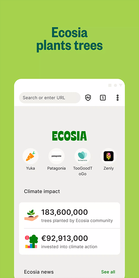 ecosia瀏覽器安卓版