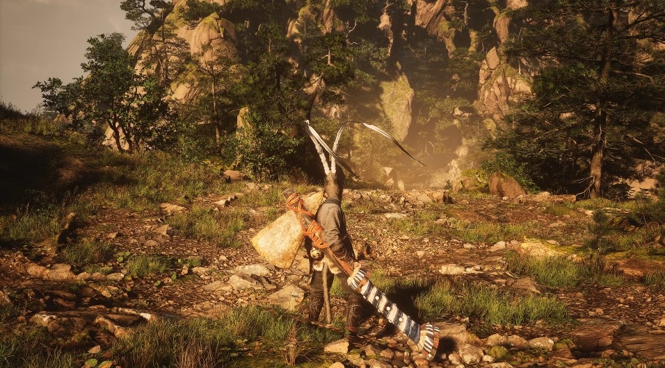 黑神話悟空RDR2斧頭替換金箍棒MOD