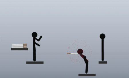 火柴人扔劍