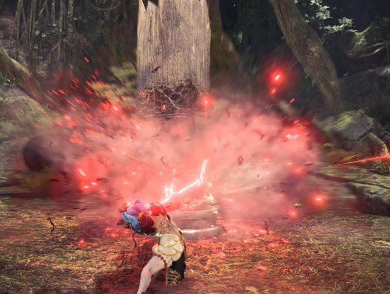 怪物獵人世界冰原盾斧攻擊特效MOD