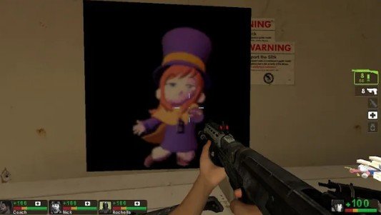 求生之路2時光帽子人物噴漆MOD