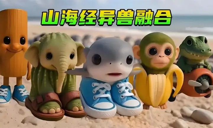 山海經異獸融合