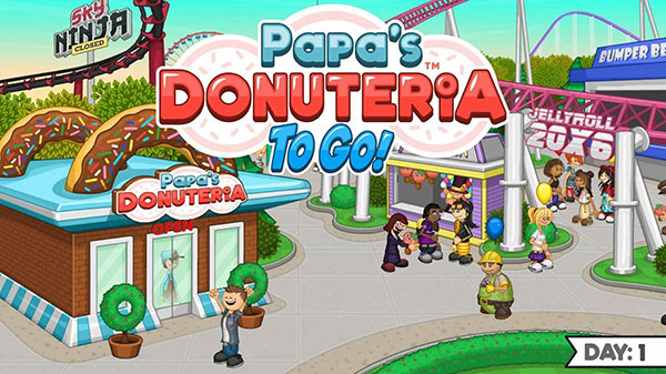 爸爸的甜甜圈店中文版(Papas Donuteria To Go)