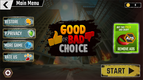 做出正確的選擇回家路(Good Bad choice Go to Home)