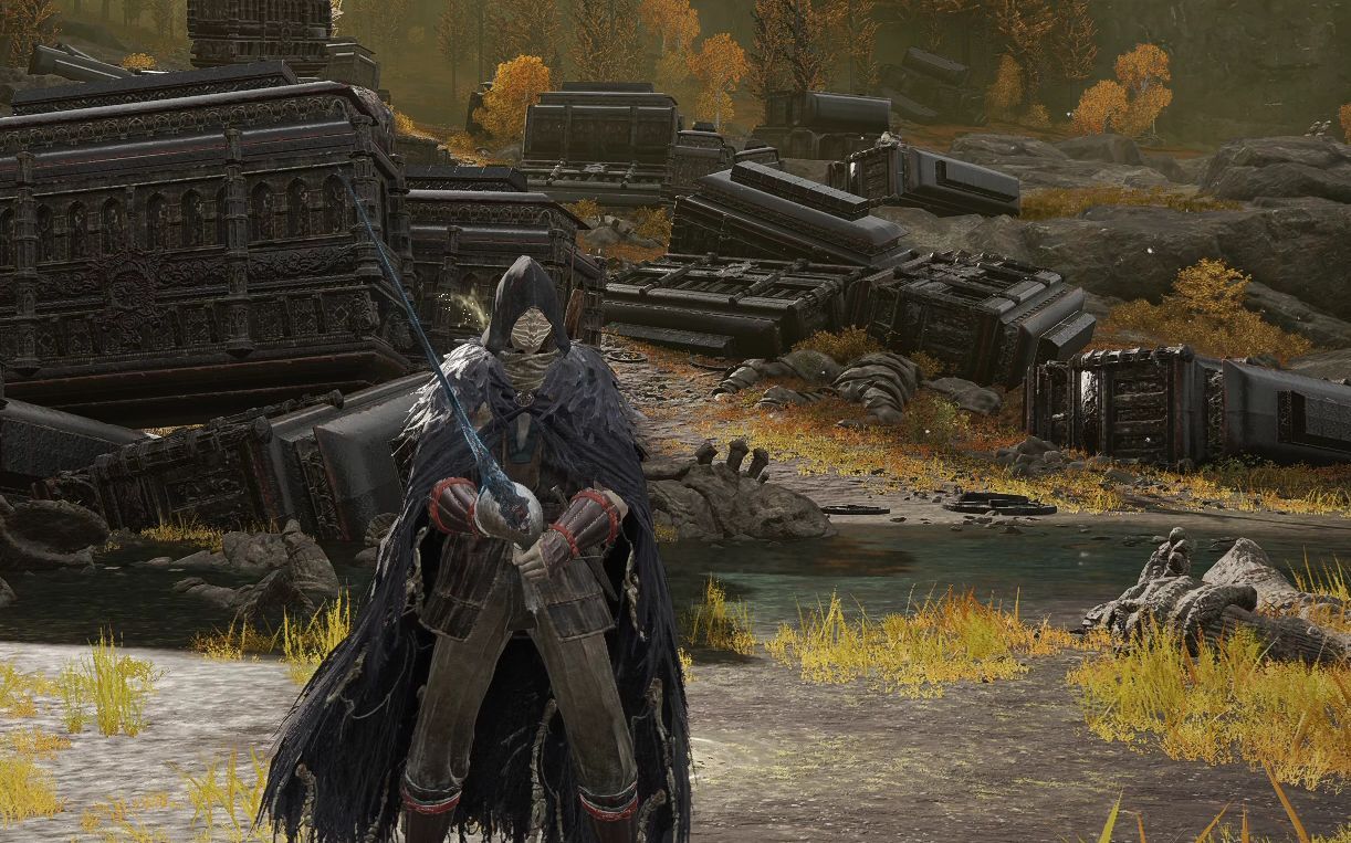 艾爾登法環(huán)男性猛禽黑羽套裝外觀修改MOD