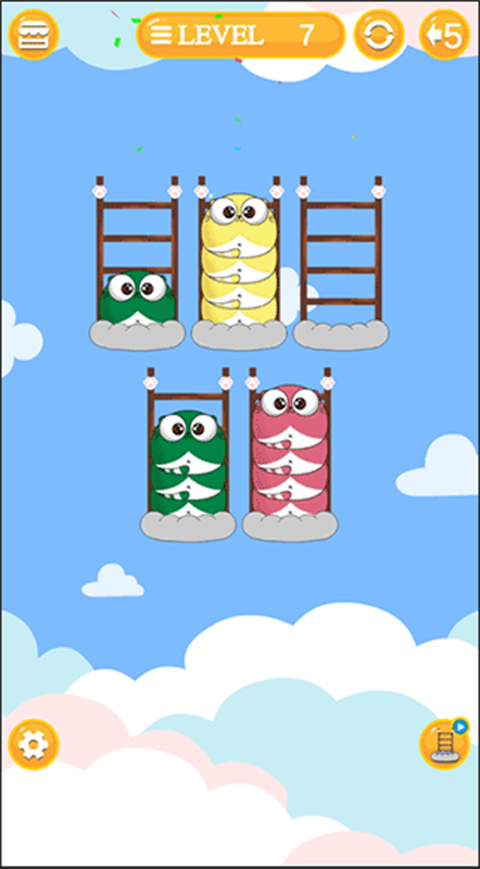 排序?qū)櫸锲磮D(Sort Pet Puzzle)