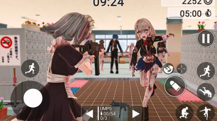 動漫女孩僵尸獵人