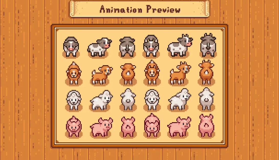 星露谷物語可愛畜棚動物模組