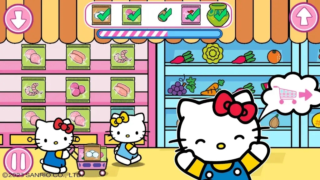 凱蒂貓孩子超級(jí)市場全解鎖版